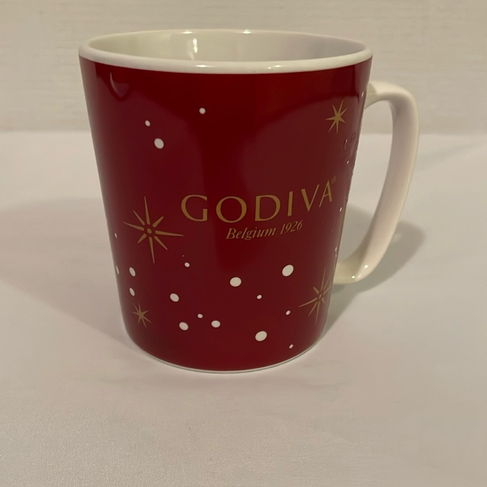 Large Christmas Godiva Mug